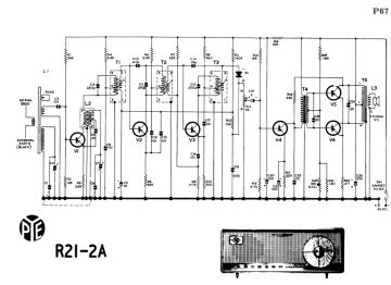 Pye ;Australia R21 2A ;Chassis schematic circuit diagram